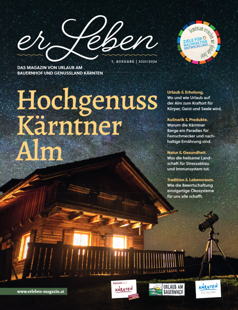Das aktuelle Cover des erLeben Magazins.