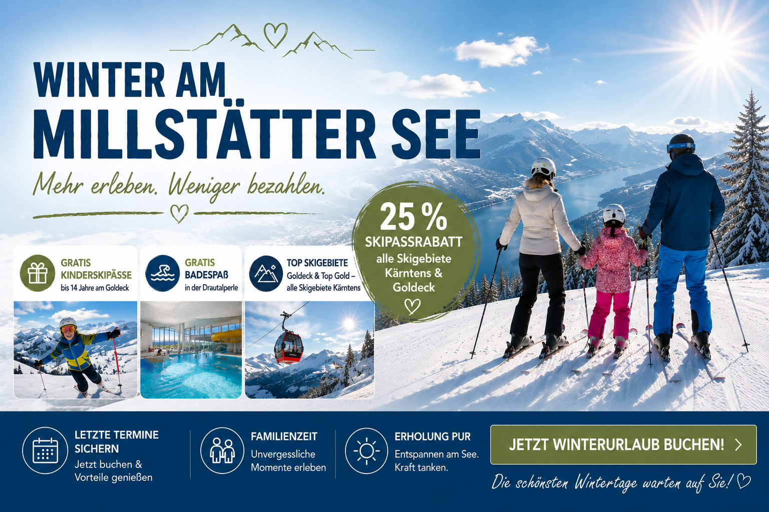 linder skiangebot winter - Pension Linder • 4* in Seeboden am Millstätter See • Kärnten