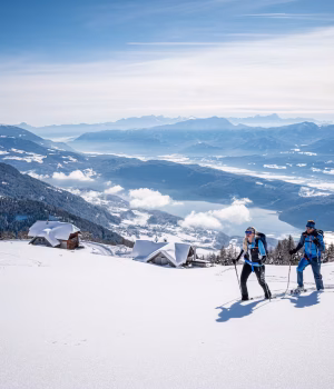 Schneeschuhwandern_Millstätter Alpe_Millstätter See_Winter ©Gert Perauer_MBN Tourismus (6) Schneeschuhwandern auf der Millstätter Alpe